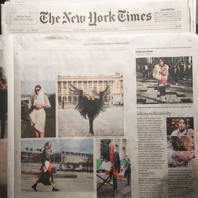 My third SOLO feature in the @nytimesfashion print version of the Style Section ran in today’s paper on pages D6 and D7. My first solo page was on Oct 2, the second solo page was on Jan. 1st, and now today’s feature. Featuring @marynawayward (at The...