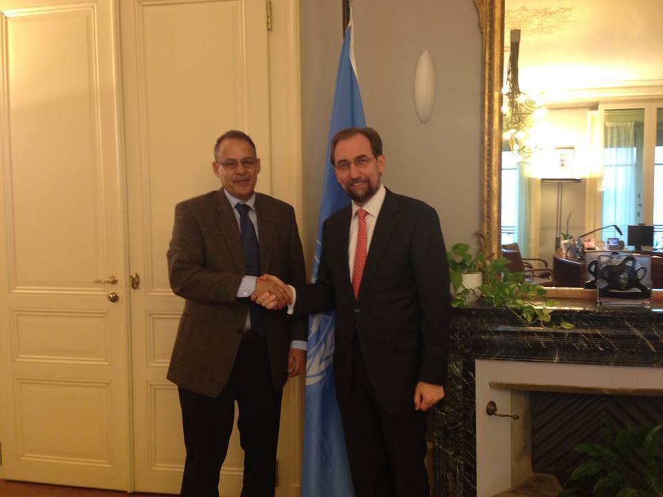 Ledelsen i frigjøringsbevegelsen Polisario møtte i dag, 7. januar, FNs høykommissær for menneskerettigheter, Zeid Ra'ad Al-Hussein.