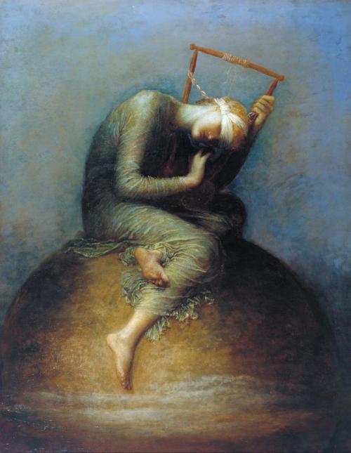 disease: GEORGE FREDERIC WATTS / “HOPE” / 1886[oil on canvas | 142.2 × 111.8 cm.]