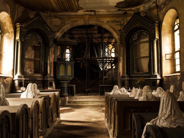 truecrimefiend:The St. George’s Church in the Czech Republic was abandoned in