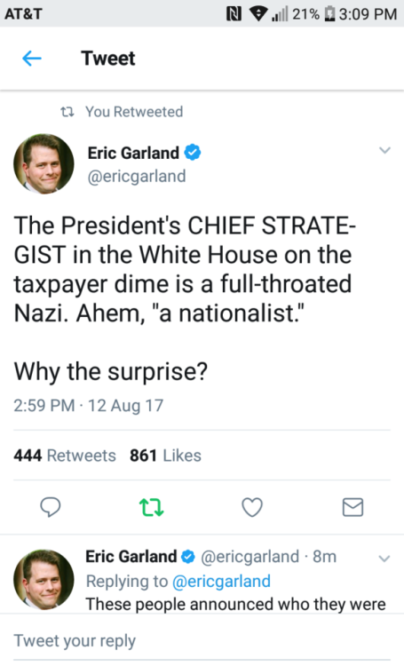 flowisaconstruct: eaudrey35:   sale-aholic: Charlottesville VA  But this isn’t the first time he has refuse to call white terrorism out. He won’t do because that is his base. Those r the ppl he campaign to.   I can’t count how many times people