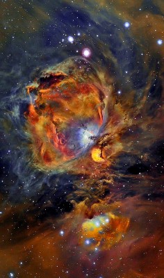 n-a-s-a:  Orion Nebula in Oxygen, Hydrogen,