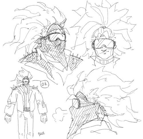 More NK for Cyber Souls AU. Why did I decide to make a cyberpunk/sci-fi au when I can’t even draw bi