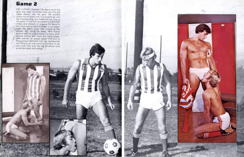 From SOCCER GAMES (1979) Models are Ty Arthur &amp; Eric Clement