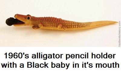 Unfriendly reminder that White people used Black babies to bait alligators 