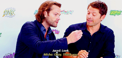 aborddelimpala:  starsmish:  Do not touch me! We are all Jared (●´∀｀●)