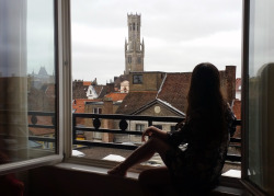 idiivil:  A self-portrait that I took of me IDiivil from my hotel room in Bruges, Belgium.