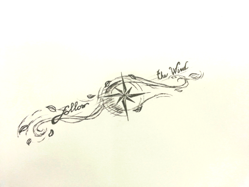 thetasteofthesoul:   E quando Taste a lavoro non ha nulla da fare inizia a disegnare la bozza per il prossimo tatuaggio… :) 