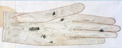 mapsontheweb:  Victorian-era lady’s glove that also works as a map.