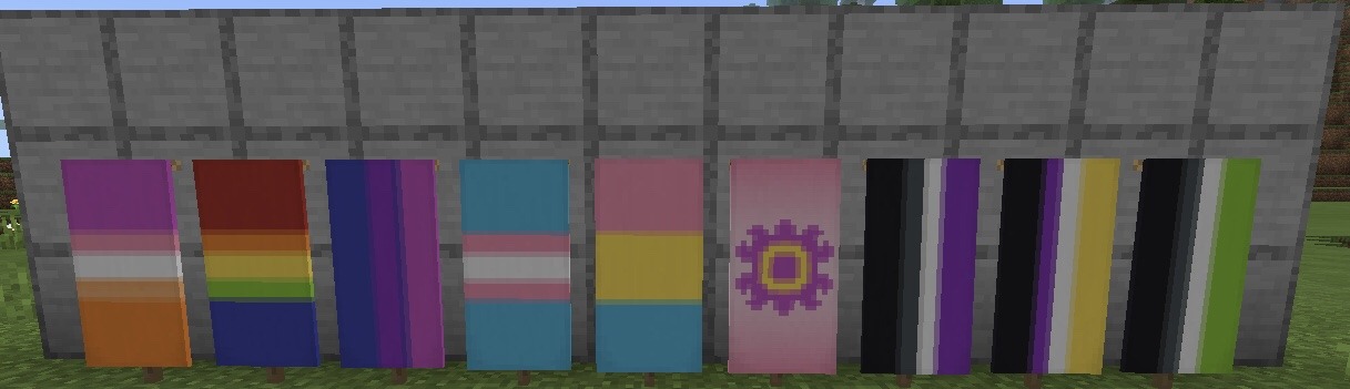 Minecraft Pride Flag Explore Tumblr Posts And Blogs Tumgir