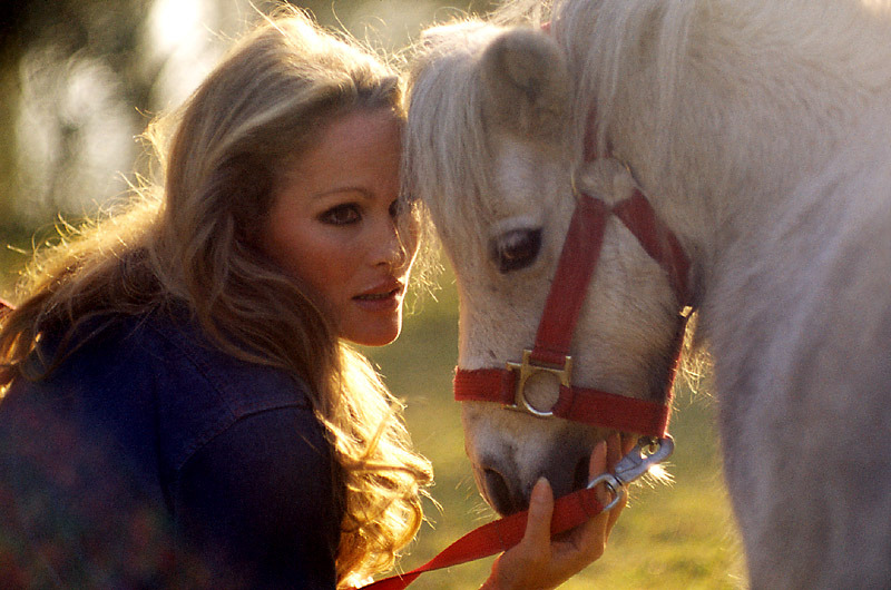 eroticaretro:  European actress and sex symbol, Ursula Andress, spends a relaxing