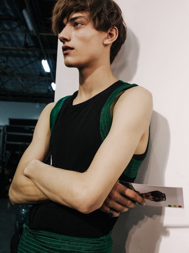 justdropithere:  Serge Rigvava by Chloe Le Drezen - Backstage at Ann Demeulemeester