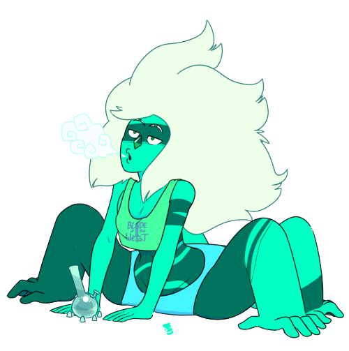 I wonder what Malachite’s favorite color is. I bet… seafoam.