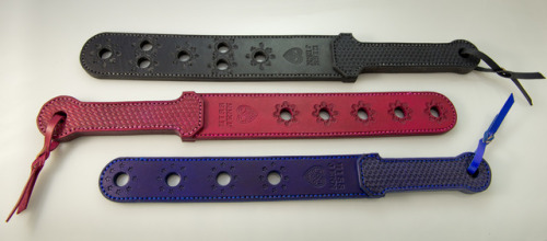 spanked2realtears: Today I gave Miss Jenn (spankingseattle) the new straps I made for her. She gave 