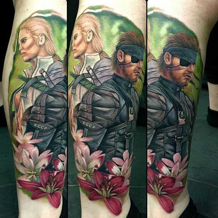 30 Metal Gear Tattoos  The Body is a Canvas