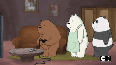 Follow a day in the life of Grizzly, Panda, and Ice Bear in “Everyday Bears”, starting in just a half an hour!