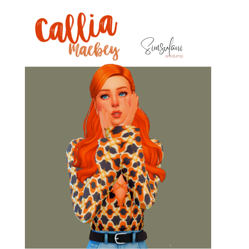 SIMDUMP - Callia Maebey Available since yesterday, she haunted me, her face on the homepage &hellip;
