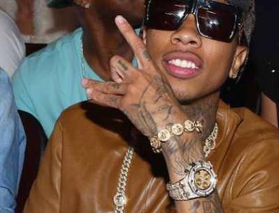 Tyga Iced Out Yellow Gold Audemars Piguet Splash