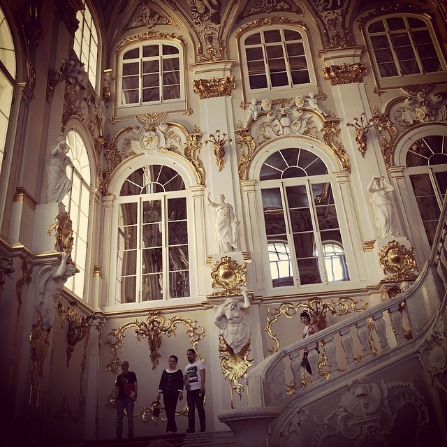 thestandrewknot:  The Jordan Staircase at the Hermitage Museum, Saint Petersburg.