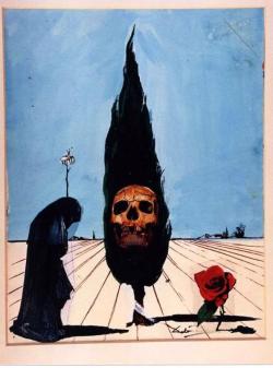 nobrashfestivity: Salvador Dali, The Death