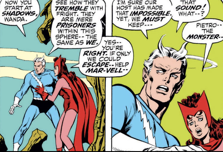 Imperius Rex — Quicksilver & Scarlet Witch in Avengers #94