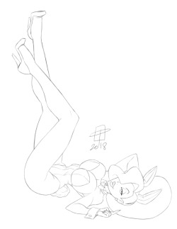 callmepo:Sketch commission of Jessica Rabbit for greyXstar, &lt; |D’‘‘‘