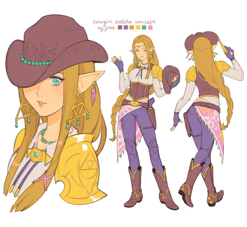 jivke: cowgirl zelda design