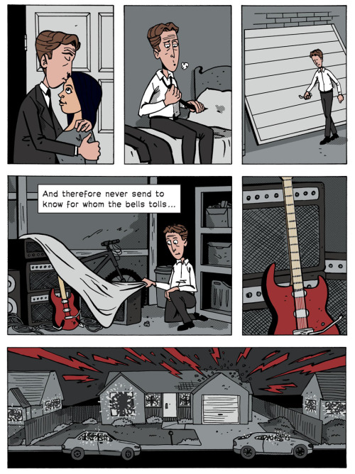 zenpencils:  For Whom the Bell Tolls - a tribute to Jeff Hanneman   Beautiful