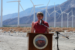 Interior Secretary Jewell at DRECP announcements by Tami A. Heilemann