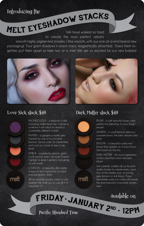 Melt Cosmetics Eyeshadow Stacks   www.meltcosmetics.comPhotography by Danielle DeBruno   w