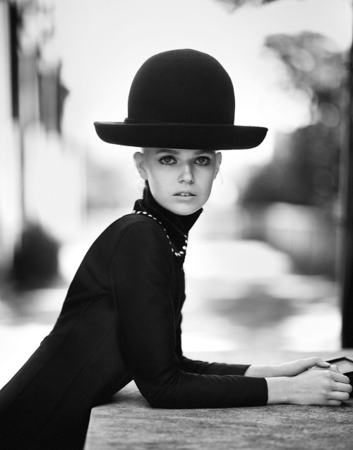 stormtrooperfashion:Ola Rudnicka in “French Dream” by Boo George for Vogue China, November 2014See m