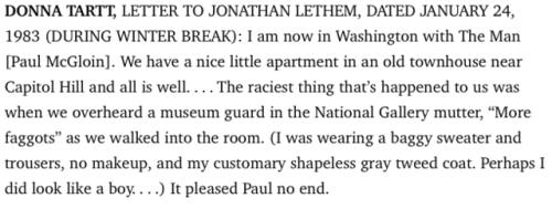 greetingsprophet:some of my favorite excerpts from the oral history of bennington article that came 