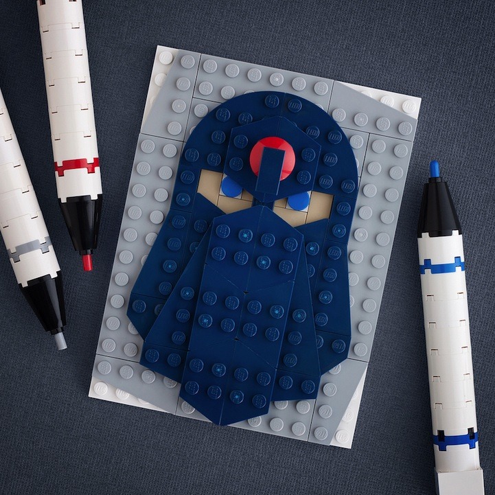 geekmythology:  Lego portraits of pop-culture favorites. via The Mary Sue. 