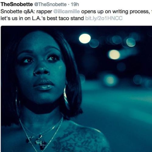 #latenightread @thesnobette chats with @illcamille on her writing process + #LA'a best stand