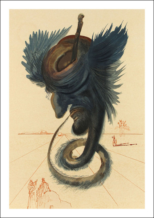 pankurios-templeovarts: Illustrations by Salvador Dali (1904-1989) for an edition of Dantes Divina C