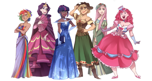 katrinci: Hellooo, sorry for not posting in awhile. Anyhow, have these humanized MLP drawings I