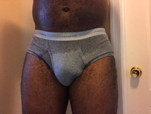 Sweaty Grey Hanes briefs after a 5 mile run