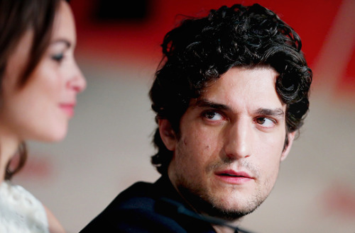 Louis Garrel attends the “Redoubtable (Le Redoutable)” Press Conference   during the 70t