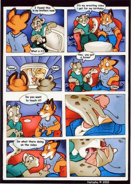 sexybigwolf:  gayfurz:  May be a repost, but it’s a comic with a fox.  :P  Still looking for more….  oldie but a goldie   Mmnf yush this is a classic, one of my faves >/////>