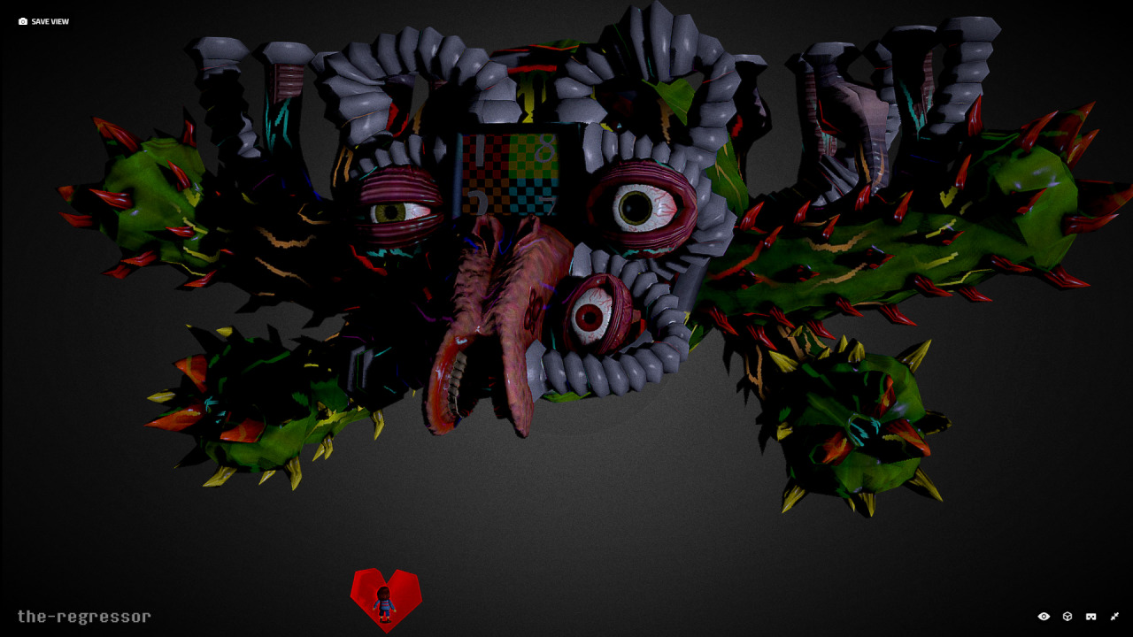 Omega Flowey - Undertale by MrHades, Character Art, 3D