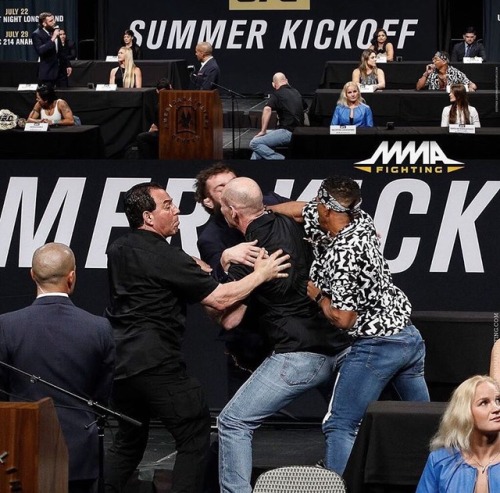 Summer Kickoff Press Conference: Michael Chiesa and Kevin Lee single handedly (literally) transform 