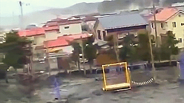 supamuthafuckinvillain:unexplained-events:Tsunami CreaturePerson captures a strange