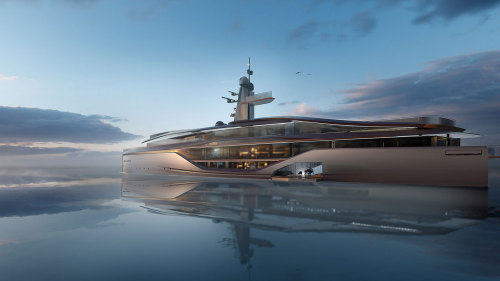 moneyisnobject:Project “Kairos”Designed by Oceanco, Pininfarina and Lateral 