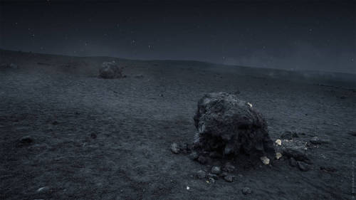 landscape-photo-graphy: Dark Rocky Landscape Photography Resembles the Moon’s Surface Swiss ph