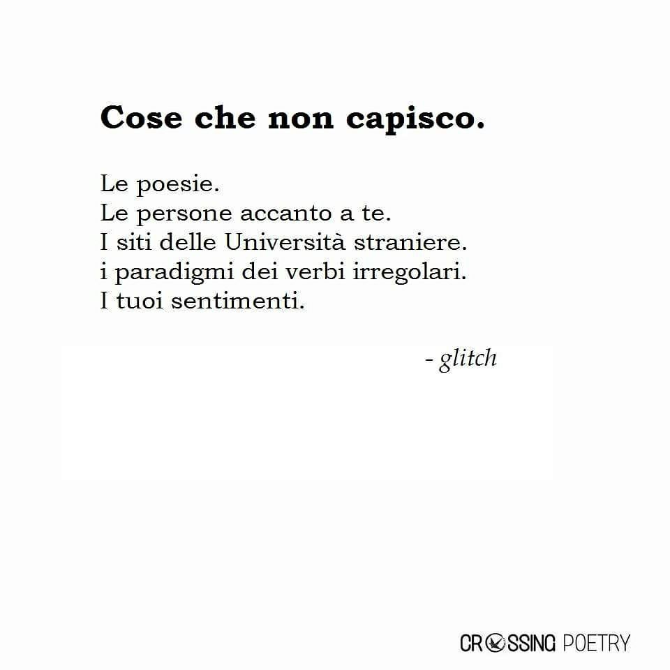 Glitch Pezzella Questa E La Prima Delle Poesie Che Ho Pubblicato