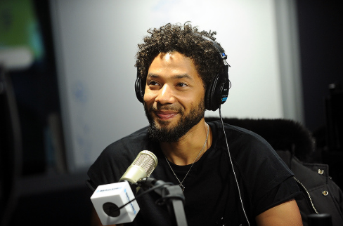 queercelebs: Jussie Smollett vists the SiriusXM Studios on January 9, 2018 in New York City. (Photos by Brad Barket/Getty Images)  