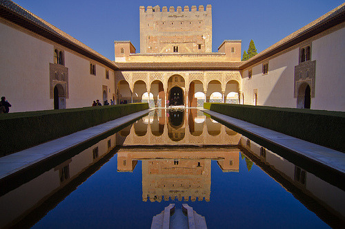 blessedblueheart:The Alhambra Palace, Granada, Spain.