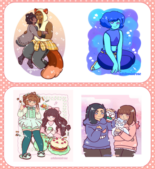 whitemistrose: Commission Post All brand new and updated, all thanks to the help of my princess @kr