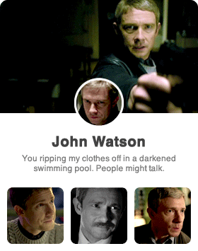 benadlct:  Sherlock Characters + Tumblr - Insp. by x[x] 