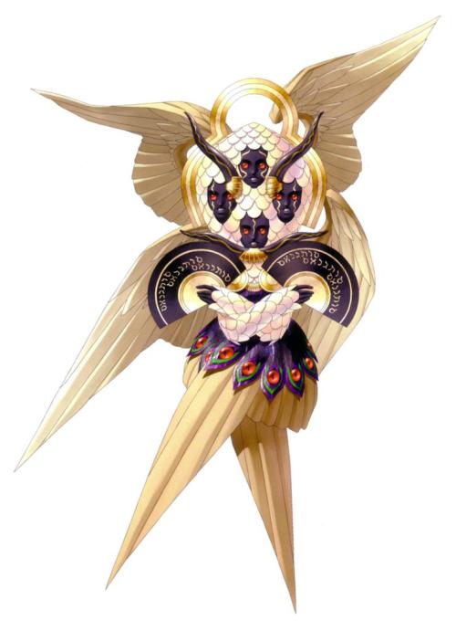 thechildishthings:  Shin Megami Tensei - The Nine Orders of Angels Angel, Archangel, Principality, P